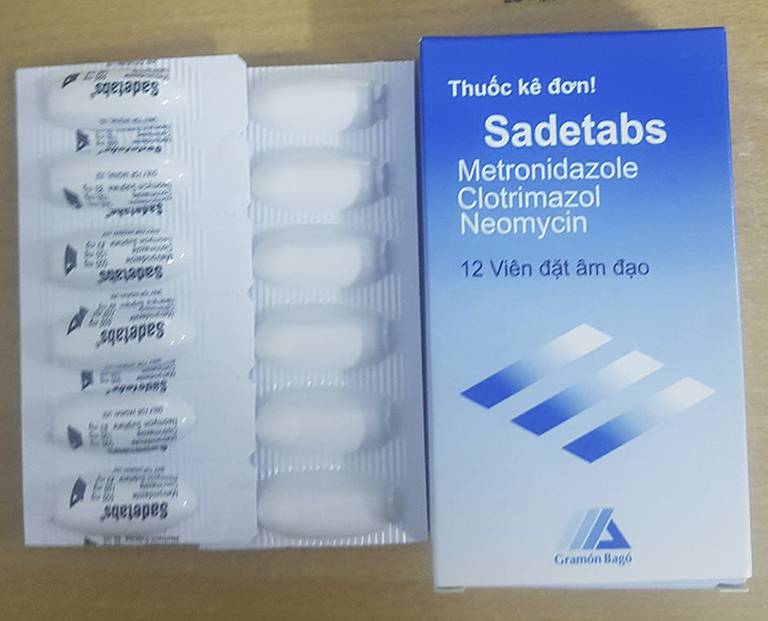 Thuốc Sadetabs được nhiều chị em tin tưởng sử dụng để trị viêm âm đạo