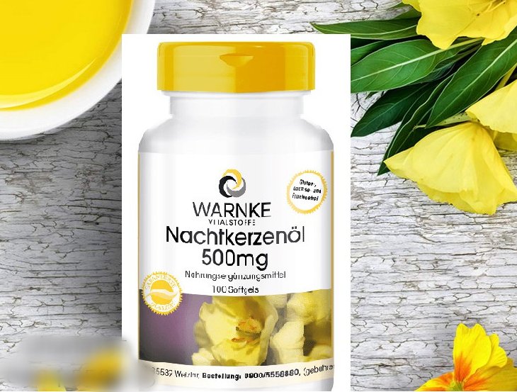 Warnke Nachtkerzenol 500mg giàu Vitamin E tự nhiên và các axit béo vô cùng có lợi đối với sức khỏe phụ nữ